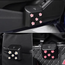 Coș de gunoi auto, Mini coș de gunoi auto, Cutie de depozitare auto, Cutie organizator auto, Accesorii esențiale auto Cadouri de Crăciun