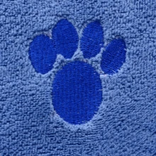 Pet Super Absorbent Quick-Dry Towel, Microfiber Material, Pet Bathing Towel, Dog Scrubbing Towel, Embroidered Design