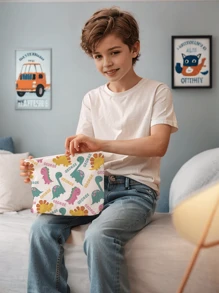 1pc Customized Corduroy Personalized Toiletry Bag, Great For Storing And Carrying Toiletries When Traveling, Can Be Customized With Your Own Design, Suitable For Children And Teenagers, Can Print Your Own Name Or Gift To A Sibling Or Classmate