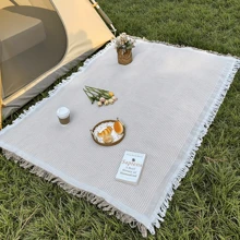 Portable Thick Picnic/Camping Blanket, Waterproof Beach Mat, Couch/Bed Throw, Outdoor Garden Use, Warm & Washable, Suitable For Photography, Tear-Resistant, Decorative Tapestry Tablecloth