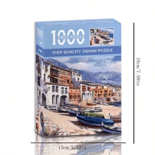 1000pcs World Famous Oil Painting Jigsaw Puzzle - Cultivate Logical Thinking, Exercise Focus And Patience - Stitch Toys, Travel Toys, Classroom Fidget Toys, Mini Stuff, Bath Toys, Christmas Stationery, Stress Ball, Birthday Gift, Christmas Gift, Halloween Gift, Christmas Eve Gift, Perfect Gift, Toys, Games - Multicolor - View 5