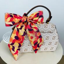 彩色几何图案时尚丝带包包配件鞋带 - 黃色 - 查看 2