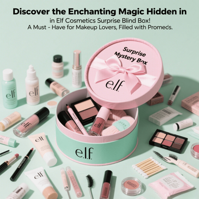 "Indulge Yourself In The Captivating World Of Beauty With Our Ef Beauty Surprise Box! Thoughtfully Packed With A Diverse Variety Of Stunning, Treny Cosmetics, Ranging From Gorgeous Lipsticks To Exquisite Eyeshadows, Specifically Crafted To Elevate Your Overall Look And Make You Stand Out From The Crowd!"