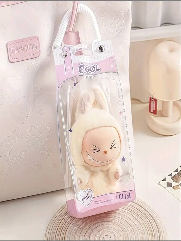 Doll Transparent Dust-Proof Storage Bag With Keychain - High-Quality Clear Plastic Display Box Suitable For Dolls, CryBabies And Winter Reverie Plush Toys - Doll Collector's Gift, Doll Storage Box With Visible Design