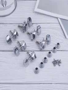 6pcs Closed Locking Guitar Tuning Pegs, Closed Locking Tuners For 6 Acoustic & Electric Guitars - Improved Tuning Stability And Precise Tuning Control - Multicolor - View 12