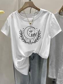Women T-Shirts - 白色 - 查看 1
