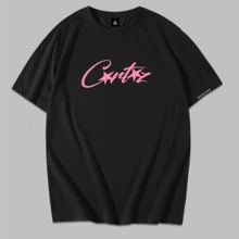 Shirt T-Shirt Premium Cotton Cortez Pink Style Unisex Streetwear Men's New Arrival - 黑色 - 查看 1