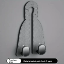 Car Hook, Car Seat Back Double Hook, Multifunctional Car Rear Seat Mobile Phone Holder