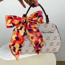 彩色几何图案时尚丝带包包配件鞋带 - 黃色 - 查看 3