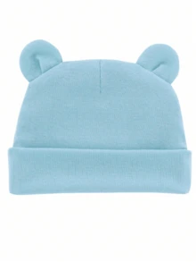 1pc Customized Baby Name Newborn Hat, For Daily Use Of Baby Boys & Girls, Scratch-Resistant & Warm, Suitable For All Seasons, Personalized Embroidered Name Beanie, Baby Shower Gift, Gift For Kids, Ideal Gift For Baby Shower,Christmas Gift Supplies - Multicolor - View 10
