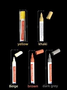 Porcelain Tile Grout Pen, Bathroom & Kitchen Tile Crack Cleaner, Waterproof Mold-Proof Tile Repair