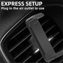 360°旋转车载手机支架出风口支架自动导航智能手机支架