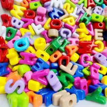 20 件/50 件/100 件 21.5 毫米孔径 6 毫米马卡龙数字和字母珠适用于手链、DIY 手机链、钥匙扣、项链、名人粉丝商品