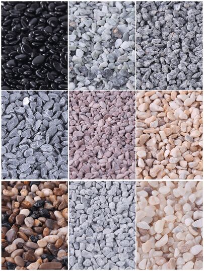100/300/500/800g White Decorative Pebbles - 0.3-3cm, Suitable For Outdoor Garden Potted Plants, Flower Pots, Vases, Succulents, Hydroponic Plants, Outdoor Balcony, Garden Yard, Garden Path Decoration.