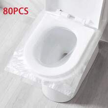 一次性旅行马桶座套 马桶座保护套 塑料马桶坐垫 抗菌 酒店户外旅行通用独立包装 - 彩色 - 查看 13