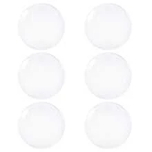 Juego de topes de puerta de tamaño perfecto: 6 piezas, 0,8 cm de grosor, alta transparencia, almohadillas antichoque para puertas con forro de goma en la parte inferior, protección contra el ruido - Multicolor - Ver 10