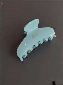 1 Peça Garra de Cabelo de Cor Sólida Estilo Europeu e Americano, Presilha de Cabelo da Moda INS para Mulheres Estilosas, Presilha de Cabelo de Verão, Grampo de Cabelo, Pinça de Cabelo, Clipe de Cabelo, Clipe Pega-Cabelo