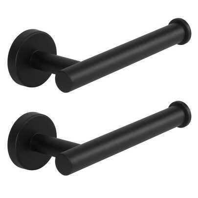 1/2 PCS 304 Stainless Steel Toilet Paper Holder Brushed Nickel, Simple SUS304 Stainless Steel Bathroom Toilet Paper Roll Holder Wall Mount