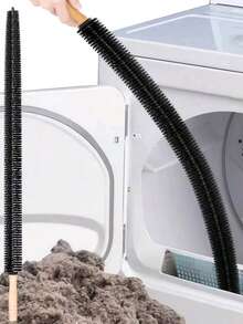 1pc Dryer Vent Cleaner Kit Clothes Dryer Lint Brush Vent Trap Cleaner Home Essentials Long Flexible Refrigerator Coil Brush Vacuum Brush Household Cleaning Products,Kitchen,Bathroom,Home,Household Supplies