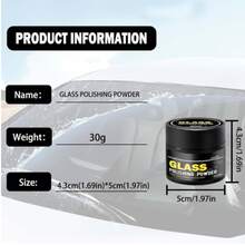 Automotive And Home Glass And Windshield Polishing Powder - Black - View 4