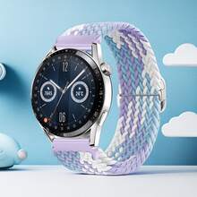 1 个 18 毫米弹性编织环兼容 Garmin Venu 3S/Venu 2S/Forerunner 265S/255S/Vivoactive 4s/Vivomove 3s/Move3S/Active S 手表，适用于男女，运动弹性环替换手链表带兼容 HW Watch GT5 41mm/GT 5 Pro 42mm/GT4 41mm/Fossil GEN6 42mm 智能手表 - 18mm - 查看 26