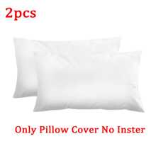 2pcs/4pcs/6pcs White Soft Comfortable Pillow Covers Without Inner Pillow, Suitable For Thanksgiving, Halloween, Christmas Decoration, For Hotel, Home Decor, Sofa, Bedroom, Living Room