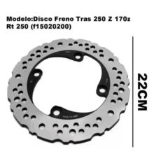 Disco Freno Trasero Italika 250z 170z Rt250 200z F15020200 - Plateado - Ver 3