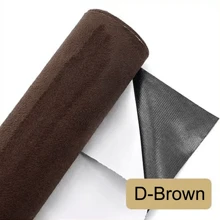 59inch PVC Faux Suede Leather – Self-Adhesive Synthetic Suede Fabric Wrap For Furniture, Sofa, Car Interior, Handbags, Shoes & Upholstery – Large Repair Patch For Crafts And DIY Projects