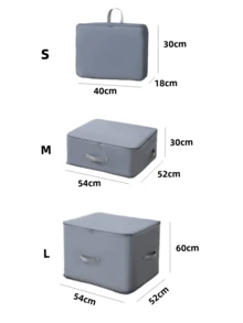 1 pezzo Borsa per lo stoccaggio in nylon ad alta capacità - Borsa organizzativa compressa salvaspazio, borsa per compressione lavabile per biancheria da letto, coperte, con chiusura lampo, borsa per lo stoccaggio rettangolare resistente per trasloco, viaggio, abbigliamento