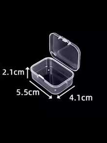 1 Set Includes 1 Large + 30 Mini Bead Storage Set - Clear Plastic Storage Box With Lid, Clear Rectangular Storage For Craft Supplies, DIY Crafts, Bead Storage, Bead And Jewelry Organizer Back To School Dormitory Storage - Clear - View 10