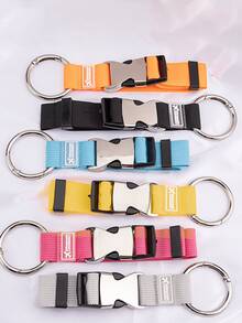 1pc Colorful Adjustable Luggage Strap, Portable Travel Luggage Belt With Release Buckle, Travel Accessories, Convenient To Carry, Anti-Theft Luggage Strap,Multi Function Holder Gripper,For Travel Flight Business Trip Holiday For Suitcase Backpack,Practical For Car/Outdoor Trips, Anti-Lost Luggage Tag Strap Summer Travel Essentials Workout School Supplies Camping Holiday Essentials Vacation Cruise.