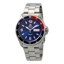 Orient Watch Men's Double Lion Fully Automatic Mechanical Men's Watch Waterproof Luminous Diving Watch For Boyfriend FAA02009D9 - Blue - View 1