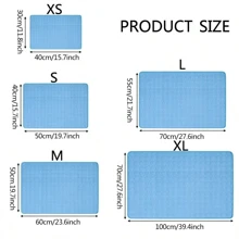 بطانية تبريد ذاتية للكلاب من الحرير المبرّد، وسادة تبريد للكلاب قابلة للغسل والاستخدام الداخلي والخارجي، وأماكن الجلوس في السيارة