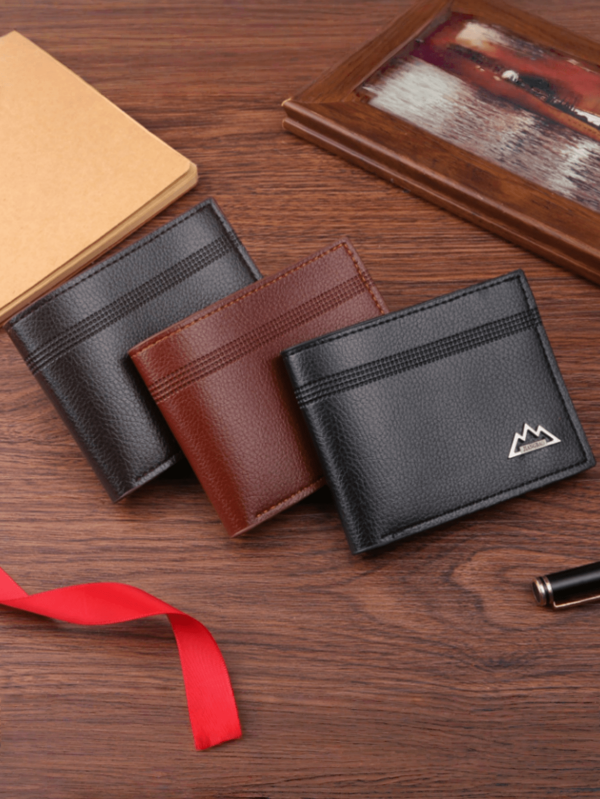 1-3pcs/Set Men's Pu Leather Short Wallet, Fashionable Plaid Soft Wallet, Large Capacity Multi-Card Slots, Can Store Large Bills, Simple Coin Pocket, Credit Card Bank Card ID Card Photo Slot, Business Casual Style, Is An Ideal Gift For Men's Birthday Or Partner, Youth Fashion Style For Men And Women Suitable For Teen Summer Casual Outdoor Athletic Or Vacation Travel Or Graduation Gifts Or Birthday Dress Accessories