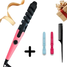 Lockenstab schadet dem Haar nicht, ist das beste Geschenk für Frauen - EU C-Typ Stecker (220-240V) - Übersicht 3