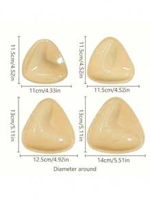 10 Reusable Seamless Silicone Nipper Covers-Invisible, Self-Adhesive, Anti-Bulge Female Bra-Comfortable, Breathable And Easy-To-Clean Bra Accessories