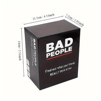 Jeu de plateau "Bad People Party", jeu de fête en famille, cartes de jeu, cadeau de jeu