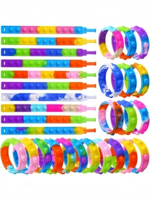 Braccialetti pop-up: braccialetti antistress per adolescenti, forniture per insegnanti, fasce decompressive, braccialetti sensoriali adatti per ragazzi e ragazze, e anche i migliori regali, premi e omaggi per feste di adolescenti.