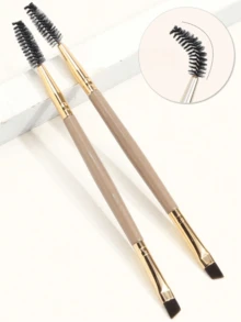 MAANGE 2件套双头眉刷套装，柔软纤维材质，方便携带，适用于自然、光学、韩式美瞳等多种妆容。套装包含腮红、假睫毛、眉笔、眼线笔、眼影、化妆刷、眉胶等产品，是送给女性的理想礼物，也是馈赠佳品。适合夏季使用，是返校季的完美礼物。套装包含化妆刷、化妆刷套装、全套化妆工具、化妆刷套装、化妆礼盒等。 - 彩色 - 查看 6