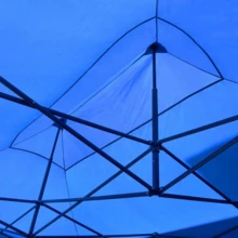 Carpa toldo plegable con paredes tamaño 3x45 metros lona impermeable resistente para exteriores protección contra sol y lluvia fácil instalación desmontable portátil ideal eventos jardín terraza camping fiestas reuniones uso comercial multifuncional durable accesorios toldos - Azul - Ver 7