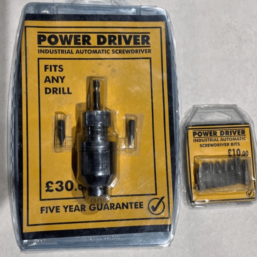 Power Driver | Fits Any Drill Takes Any Screw | Screwdriver Attachment For All DIY Requirements - Default - View 1