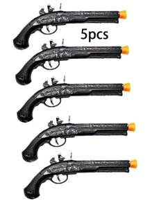 Pistola de Pirata do Caribe de Plástico, Brinquedo de Cosplay de Pirata, Acessório e Brinquedo de Arma para Fantasia de Personagem de Halloween, Acessório para Peça de Teatro, Festa e Festival, Adequado Tanto para Homens Quanto para