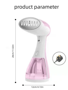 ESUPER 三合一蒸汽清洁器 1500W 适用于家用熨烫衣服，立式蒸汽熨斗，便携式旅行服装蒸汽挂烫机，手持式织物蒸汽挂烫机，300ml 大容量和 15 秒快速加热，自动断电适用于家庭和旅行 - 英国插头 - 英規插(220-240V) - 查看 6