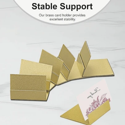 Table Number Clips - Metal Seat Card Holder And Photo Holder With Storage Box Seat Card Holder 1.7 Inch Table Card Holder Steel Card Holder Suitable For Photos, Food Signs, Cheat Sheets, Weddings, Restaurants, Birthdays, Anniversaries And Parties Sturdy & Stable Design