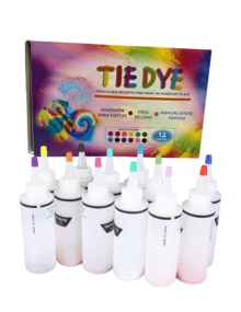 Kit tie-dye 12 colores diversidad Orgulo Pride - Multicolor - Ver 1
