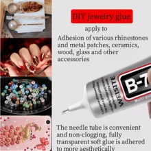 A 50ml B7000 Glue Headwear Brooch Jewelry Glue Inlay Adhesive Diamond Jewelry Stud Earring Pendant Strong Adhesive For DIY Handcraft
