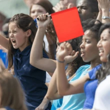 Local Delivery- 2pcs Red Referee Flags,Referee Line Judge,Stainless Steel Signal Flags For Soccer Volleyball Track Football And Field Competitions - Variants1 - View 9