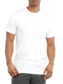 3 Pack Men's Cotton T-Shirts Crew Neck Short Sleeve Classic Fit T Shirt Tee Tops Regular Big & Tall 3-3XL, Basic Layering Top Men's Cotton Workout Crew-Neck Short Sleeve Breathable Casual T-Shirts Athletic Sports Tee Summer Tops Activewear Basic Tee - 白色 - 查看 2