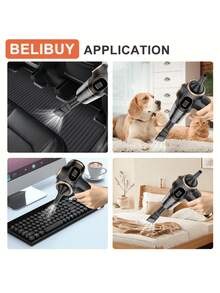 SOKANY Valentine's Day Gift Rechargeable Portable Vacuum Cleaner Suitable For Household, Automotive, Office, Strong Suction, High-Power Small Household Appliances