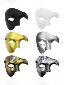 1 Peça Máscara Retrô de Príncipe Adulto de Meia-Face com Um Olho - Máscara de Guerreiro Egípcio e Grego Antigo para Halloween